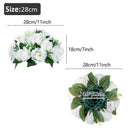 Artificial Flowers Plastic Rose Ball Silk Fake Flower Floral  Wedding Birthday Party Centerpiece Table Arrangements Decor. - 1pc