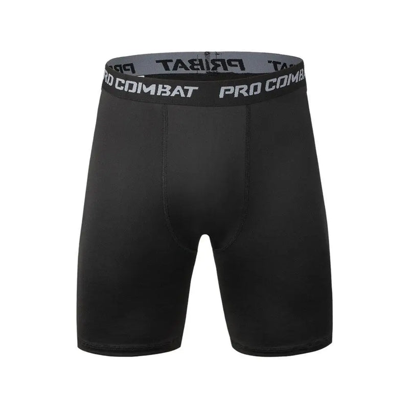 Sports Men Leggings Fitness Pants Elastic Compression Tights Gym Running Training Shorts Quick Drying Bottoming Shorts