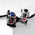 Silver aluminum motorbike control universal 22MM motocross controller multifunction metal motorcycle switch moto accessories