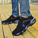 Outdoor Men's Running Sneakers. Comfortable Leather Mesh Walking Shoes Male Jogging Trainers.