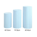 Cylindrical pedestal covers for dessert tables, pedestal covers