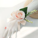 Bride Bouquet Wedding Accessories Silk Roses Artificial Flowers Bridesmaid Bouquet Groom Boutonniere Corsage Wedding Party Decor