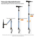 Mic Boom Arm Microphone Stand for Blue Yeti FIFINE AM8 K669B HyperX QuadCast SoloCast AT2020 Shure SM7B MV7 and Other Microphone