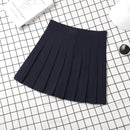 Brown Skirt Ladies 2025 Summer Clothes Women's High Waist Harajuku Korean Style Black Mini Pleated Skirt For School Girl Uniform
