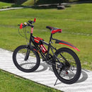 20 Inch 7 Speeds Mountain Bike Adjustable Height Kids Bicycle for Boys, Girls MTB Children's Bicycle with Double Disc Brake