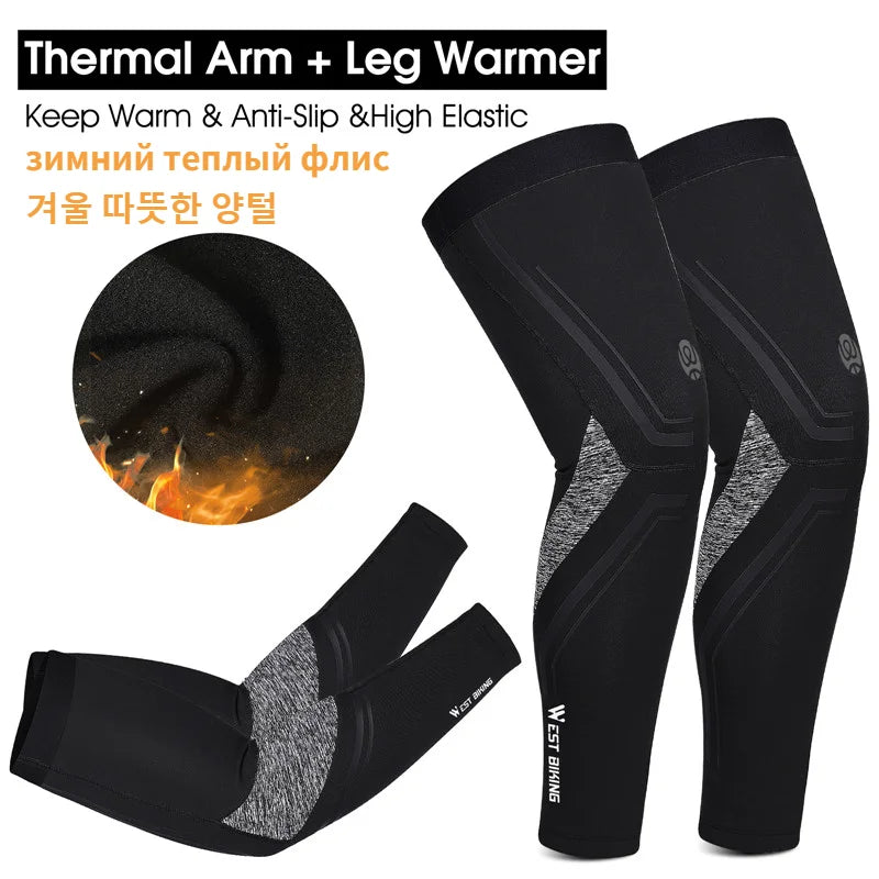 Compression Sleeves Knee Pads, Summer UV Sports Kneepad Protective Men, Women. Bike Cycling Compression Leg Sleeves. - WEST BIKING
