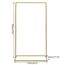 Metal arch for wedding decoration, balloon and flower stand