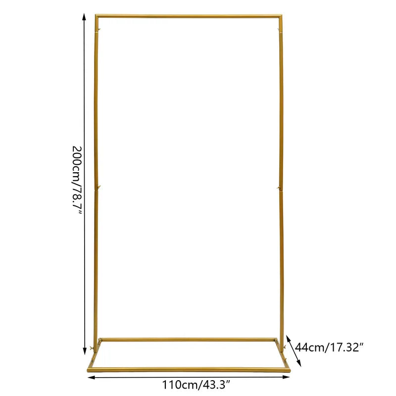 Metal arch for wedding decoration, balloon and flower stand