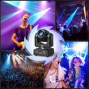 Somspot Gobos Moving Head Light Beam RGBW Stage Effect Lighting Projector for DJ Disco KTV Party Wedding Holiday Bar Club, 1/2PC