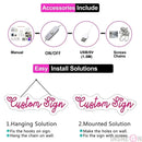 Happy Birthday Neon Sign, Birthday Party Wall Decor, LED Lights