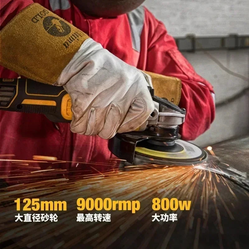 flat head angle grinder bare machine tool cutting machine brushless 18V lithium battery tools. - DEWALT DCG405 125mm
