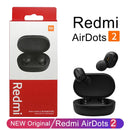 New i Airdots 2 Wireless Bluetooth Headset with Mic Earbuds Airdots 2 Fone Bluetooth Earphones Wireless Headphones. - Xiaomi Redm