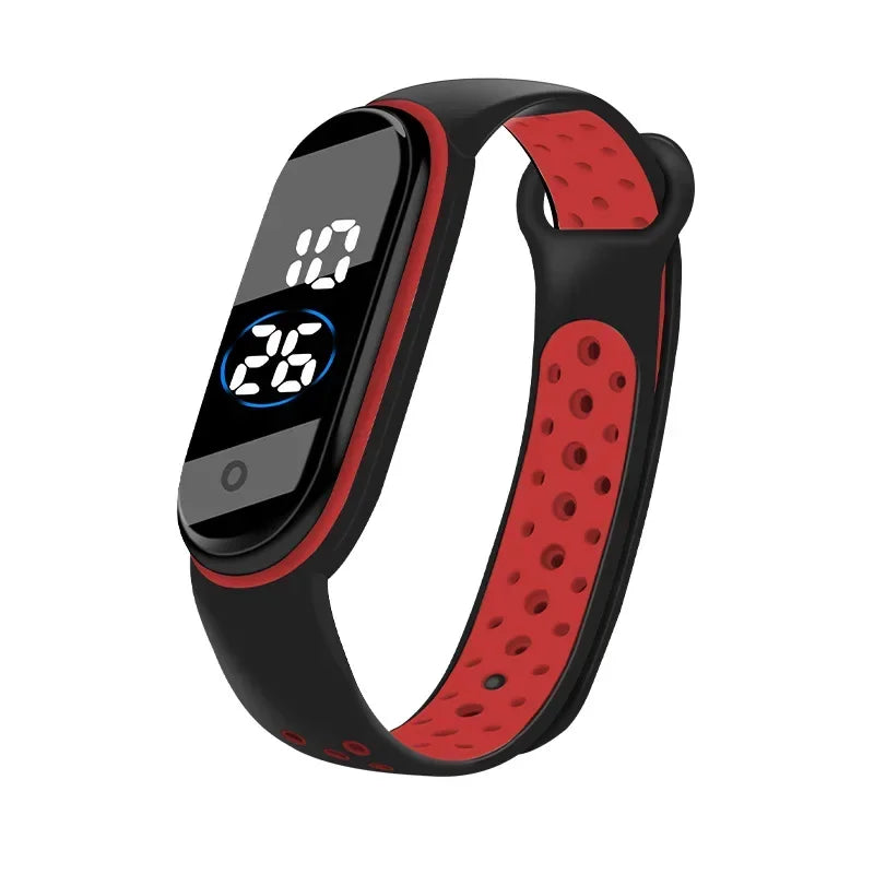 Fashion Sports Watch for Kids Children Waterproof Led Digital Watch Ultra-light Silicone Strap Teen Boys Girls WristWatch Unisex