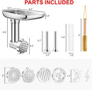 Metal Food Grinder Attachments for all KitchenAid chef and Cuisinart Stand Mixers SM-50 Series. Meat Grinders, Sausage Stuff