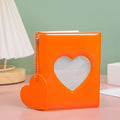 New 3-inch Solid Color Photo Album Love Hollow Photocard Holder with Heart Pendant Kpop Idol Cards Collect Book Polaroid Album
