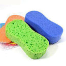 Car Wash Sponge Block Car Motorcycle Cleaning Supplies Large Size Sponge Brush Dusting Random Color Car Cleaning Tools. - 1/2Pcs