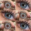 Bio-essence Colored Contact Lenses for Eyes Natural Eye Lenses Gray Contact Green Lenses Blue Lenses Fashion Lenses 1 Pair