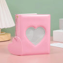 New 3-inch Solid Color Photo Album Love Hollow Photocard Holder with Heart Pendant Kpop Idol Cards Collect Book Polaroid Album