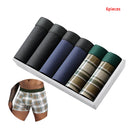 Black Boxer Shorts Men Underwear Soft Breathable Male Underpants for Men Homme Boxershorts Slips 2024 Panties. - 6pcs pack