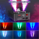 U'King 2000W Double-tube Adjustable Fog Machine DMX512 13CH Smoke Machine 8+8 RGB 3 in 1 LED Colorful DJ Wedding Stage Spray
