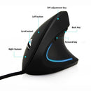 Wired Right Hand Vertical RGB Mouse Ergonomic Gaming Mouse 3200DPI USB Optical Wrist Healthy Mause for PC Computer - BUY ABROAD NOW