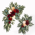 Yannew Artificial Flower Arch Kit for Wedding, Eucalyptus Garland.