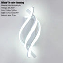 Modern 3 colors LED Wall Lamp Minimalist Black White Line Decor Lights For Bedroom Bedside Backwall Stairway Aisle Illumination