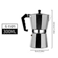Aluminum Moka Pot Classic Stovetop Espresso Coffee Maker Coffee Kettle Tea Pot For Office Home Outdoor Camping Tableware
