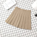 Brown Skirt Ladies 2025 Summer Clothes Women's High Waist Harajuku Korean Style Black Mini Pleated Skirt For School Girl Uniform