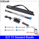 Sokani X25 RGB LED Video Light Handheld Tube Wand Stick CTT Photography Lighting 3000mAh APP Control for YouTube Tiktok
