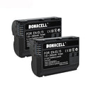 Camera Battery For Nikon DSLR D600 D610 D800 D800E D810 D850 D7000 D7100 D7200 L50. - 7V 2800mAh EN-EL15 ENEL15 EN EL15