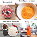 1000W Portable Electric Milk Frothers 4-in-1 Handheld Blender Coffee Maker Whisk Mixer Cappuccino Cream Egg Beater Food Blender