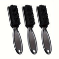 Barber Neck Duster Brush Sets Plastic Handle Hairdressing Soft Hair Cleaning Brush Head Shape Carving Cleaning Brush