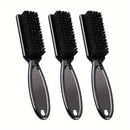 Barber Neck Duster Brush Sets Plastic Handle Hairdressing Soft Hair Cleaning Brush Head Shape Carving Cleaning Brush