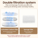 ROJECO Stainless Steel Pet Drinking Fountain Automatic Cat Water Fountain Smart Pet Water Dispenser for Dog Cat Drinking Supply