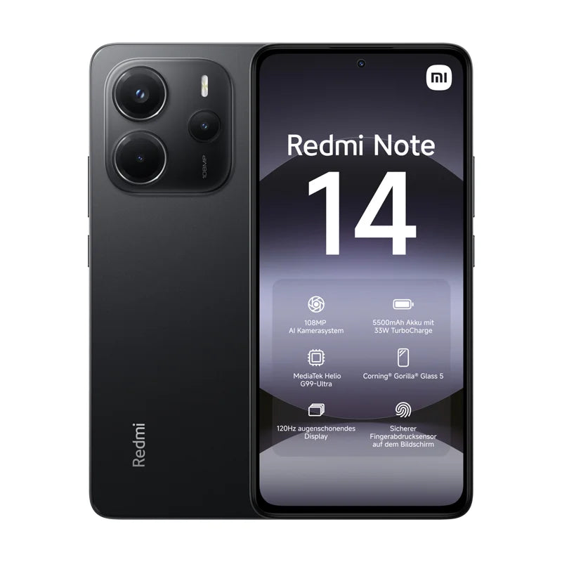 Used Phone Xiaomi Redmi Note 14 4g Nfc Helio G99-Ultra 6.67'' 120 Hz Amoled Screen 108 Mp Ai Camera Charger Not Included