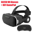 Blu-Ray Virtual Reality VR Glasses HD IMAX Huge Screen 3D Glasses Google Cardboard Box VR Helmet for Phone,Support Game Joystick