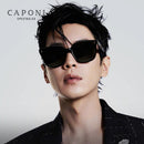 CAPONI HD Polarized Men Sunglasses Outdoor High Quality Acetate Driver Sun Glasses UV400 Protect Outdoor Square Shade CP23009