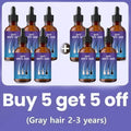 White Hair Care - Grey hair Serum White hairs essence Anti-gray hair, regrow black hairSerum White hairs essence Anti-gray hair,