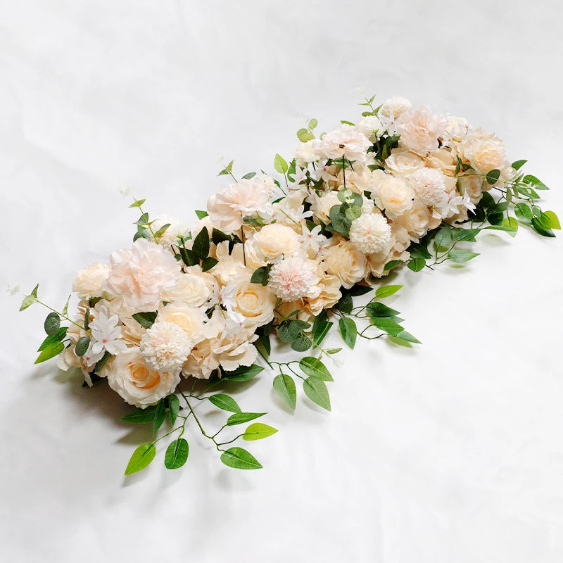 Artificial flower wall decoration for weddings, peony flower arrangements