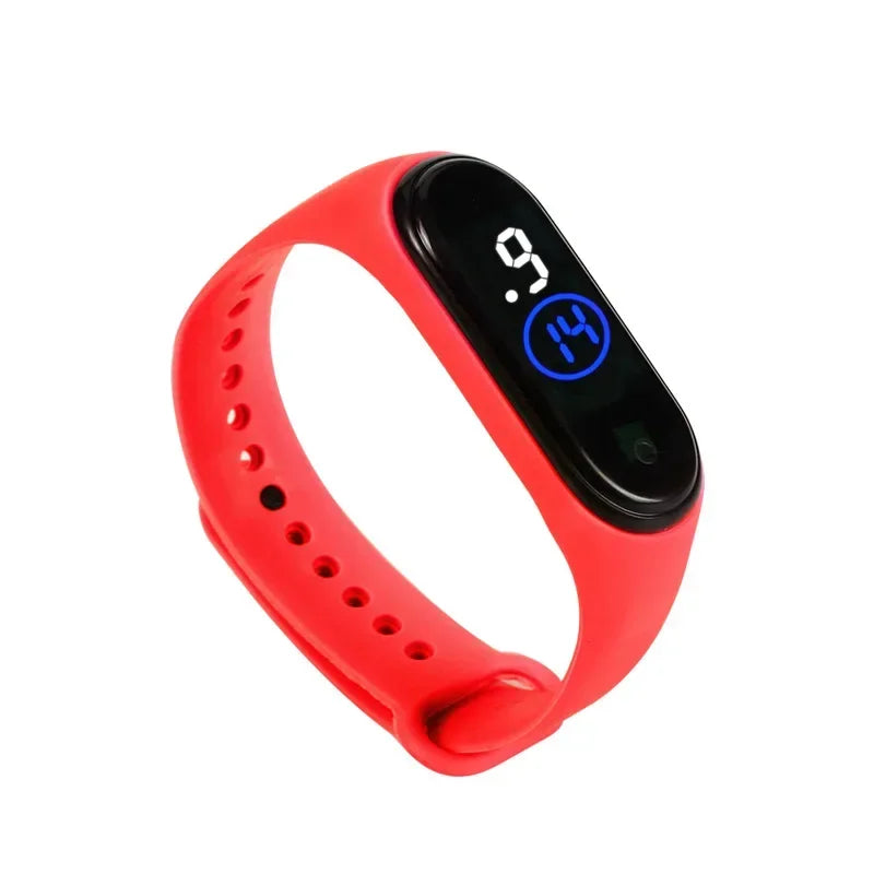 Fashion Sports Watch for Kids Children Waterproof Led Digital Watch Ultra-light Silicone Strap Teen Boys Girls WristWatch Unisex
