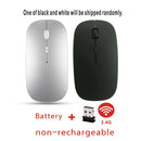 New Gaming Mouse Wireless Bluetooth Dual Mode Silent Rechargeable USB 2.4G DPI 1600 Optical Ergonomics Suitable for Laptops - BUY ABROAD NOW