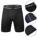 Sports Men Leggings Fitness Pants Elastic Compression Tights Gym Running Training Shorts Quick Drying Bottoming Shorts
