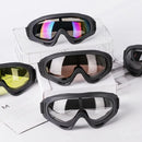 DIZETION 1Pc Winter Windproof Skiing Glasses Goggles Outdoor Sports Eyewear Glasses Ski Dustproof Cycling Lens Frame Sunglasses