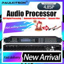 Paulkitson Audio Processor 4.8sp Professional Linear Array Stage Performance Chinese Digital Speaker Bass Divider 4-In And 8-Out