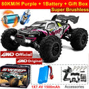Remote Control Car Off Road 4x4 RC High Speed Buggy Truck Super Brushless 50 or 80KM/H Fast Drift Racing Toy Kids Adults. - 4WD