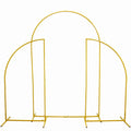 Metal Wreath Arch Set, Wedding Backdrop, Decorative Flower Stand,