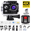 2.0" Action Camera Ultra HD 4K 30FPS WiFi Underwater Cameras Waterproof Helmet Bicycle Video Recording Cameras Outdoor Sport Cam