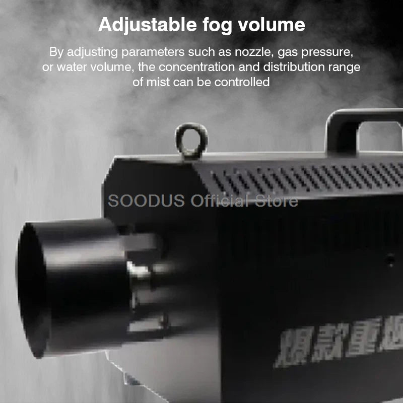 3000W High Intensity Smoke Machine With DMX Remote Control Fog Equipment Wide Coverage Smoke Effects For Stage Bar Themed Events