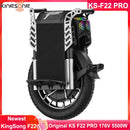 Newest KingSong F22 Pro 176V 3108Wh 50S Battery 5500W Motor 130+ km/h Idle Speed 100mm Travel Suspension 2.75-14 Tire Unicycle